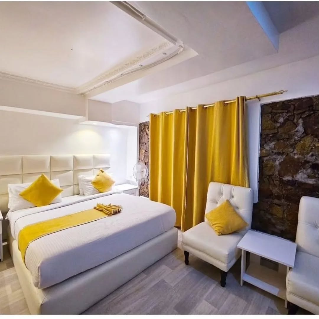 one of the beds at takawiri victoria sands hotel