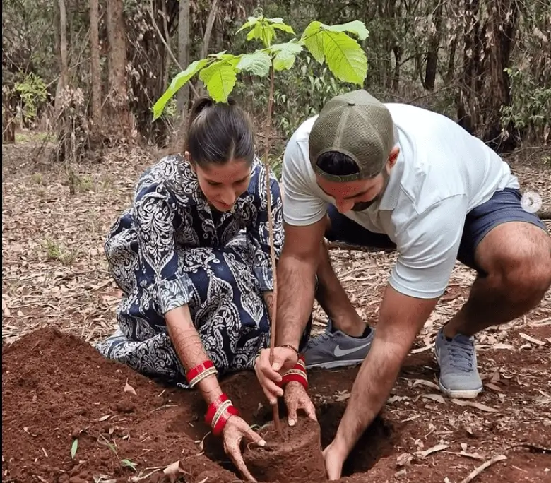 Tree planting at Karura Forest in Nairobi