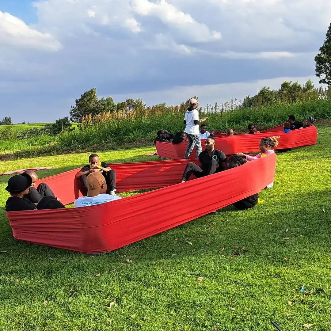 Corporate teambuilding at Burudani Adventure Park in Limuru. Photo: @burudaniadventurepark