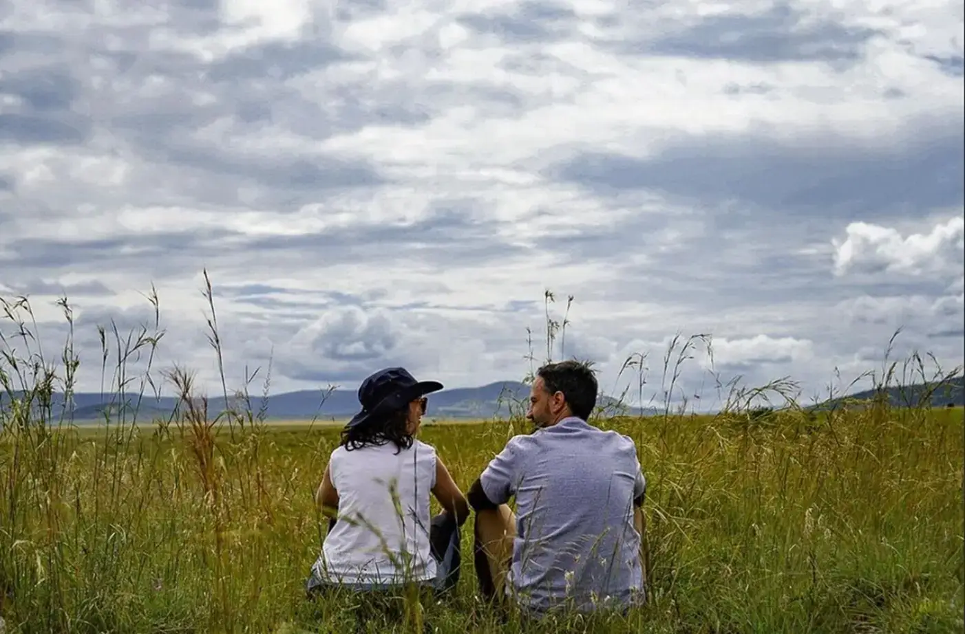 Couples enjoying their honeymoon at Masai Mara National reserve. Best time for honeymoon