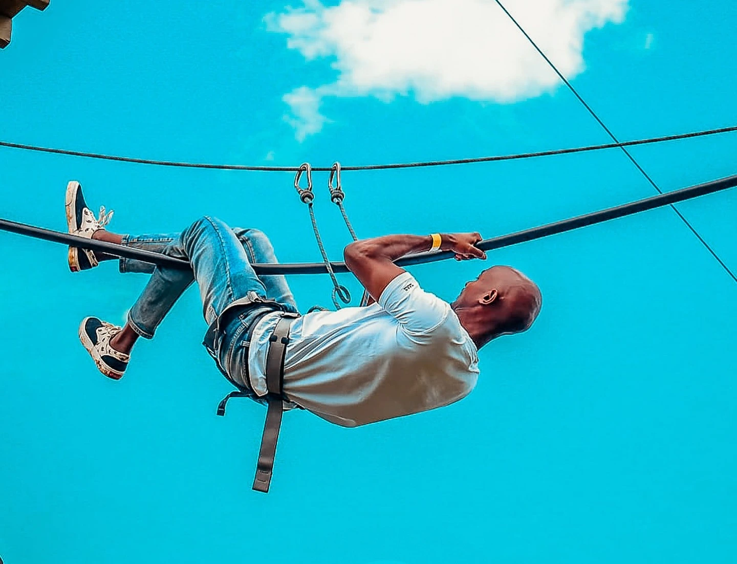 high rope course activity at nkasiri adventure park kitengela