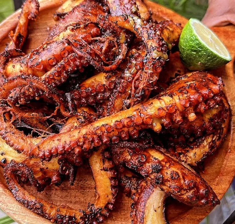 grilled octopus in mombasa food trips