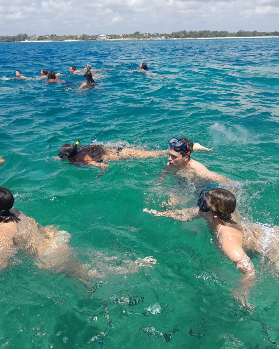 Snorkeling at Watamu marine park during a full day excursion