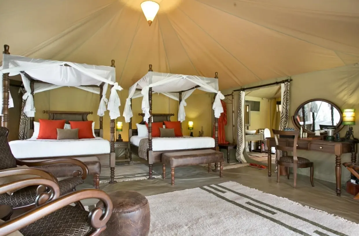 Ngenche Mara safari camp tents