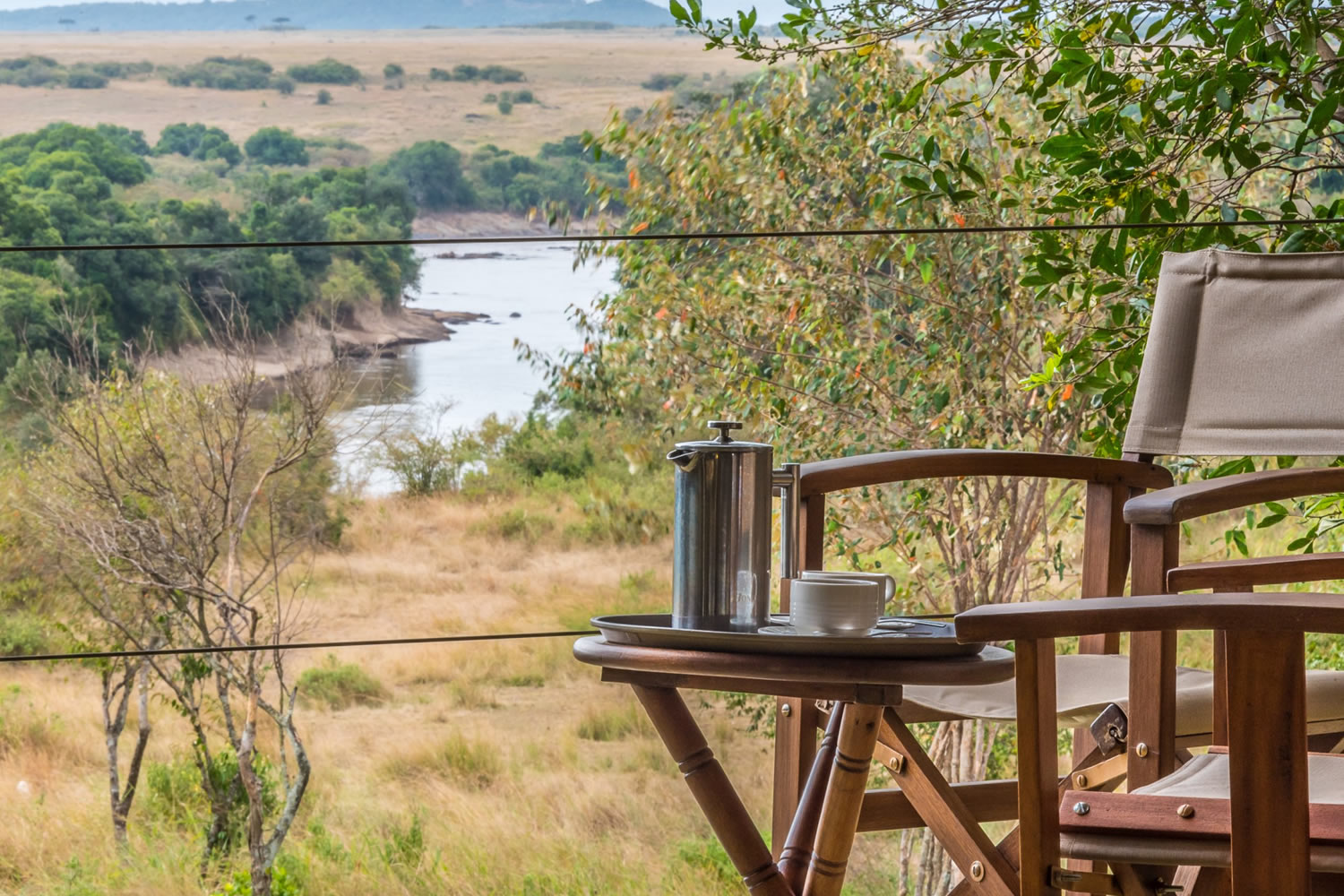 nice view from Entim mara camp